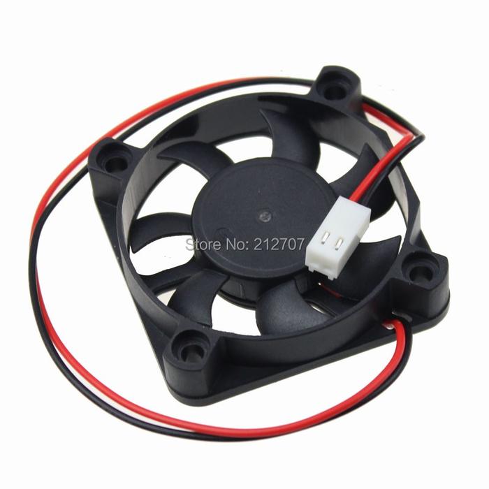 1 Pieces Gdstime 50mm*50mm*10mm 5010 2Pin-2510 Connector 9 Blades Cooling 12V 50mm DC Fan
