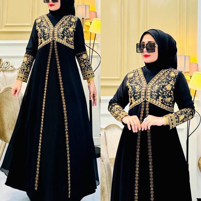 Gamis abaya turkey premium lesti kejora