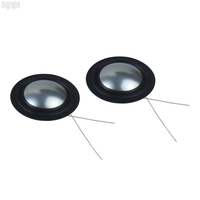 2Pcs Titanium Tweeter Diaphragm Voice Coil 25 Core 25.4mm 25.5mm Tweeter Diaphragm Replacement DIY 1