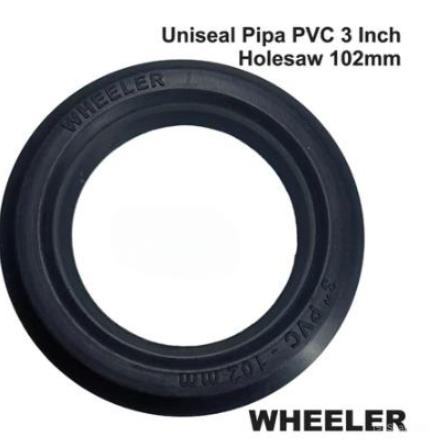 Karet Uniseal Pipa PVC 3 Inch Sistem Aquaponik dan Hidroponik