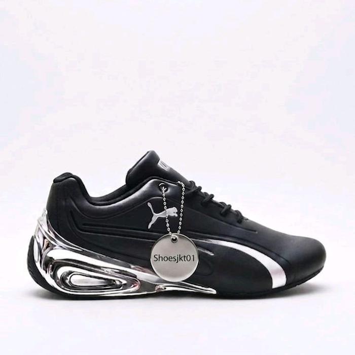Sepatu Puma Roma X Ferarri Black Metalic Original