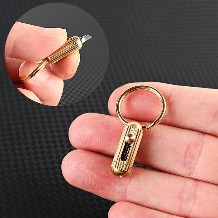 Brass Mini Pocket Knife Portable EDC Utility knifes survival knife