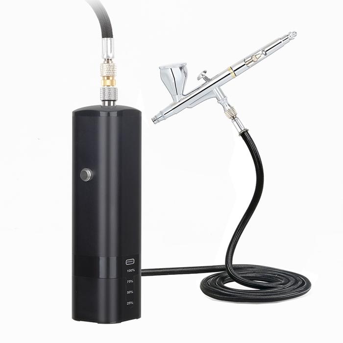 Kompresor Airbrush Starter Otomatis Mini Portabel dengan Kapasitas