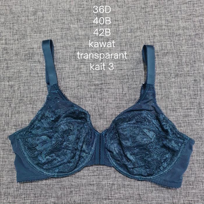 Ready Siap Kirim!! bra sexy lace lingerie transparant export 36D 40B 42B kawat