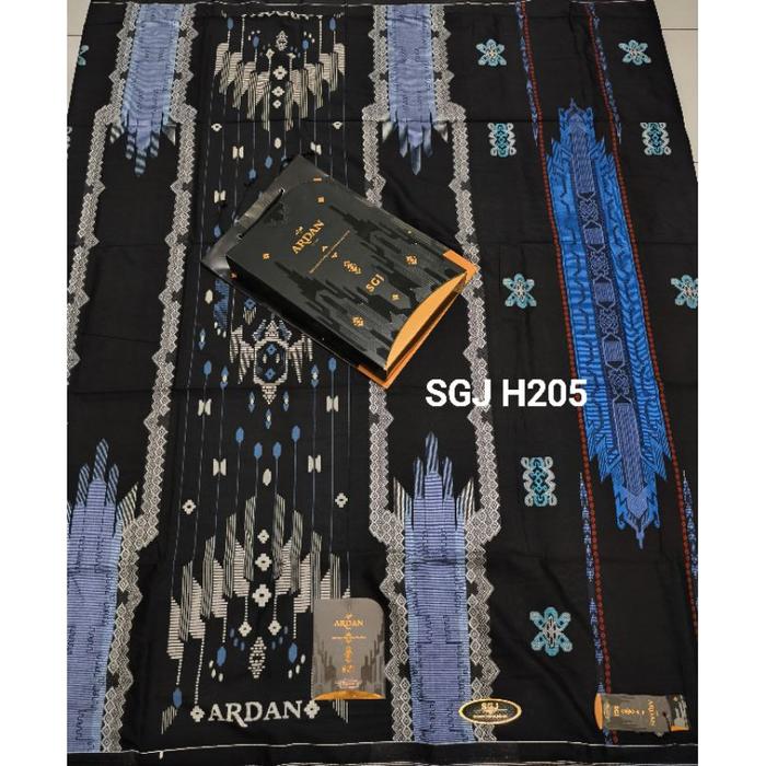 SARUNG ARDAN SGJ GOLD HITAM NOMOR PALING TINGGI ARDAN SGJ SJM SJL GSE SONGKET GUNUNG JAQUARD BY KETJ