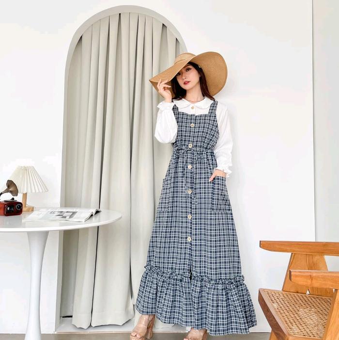 gamis remaja gamis remaja model rompi kotakkotak