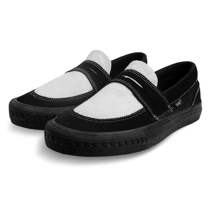 SABA Tuxedo Oreo White - Sepatu Loafer Sneakers Pria Wanita Original 100% TXD 01