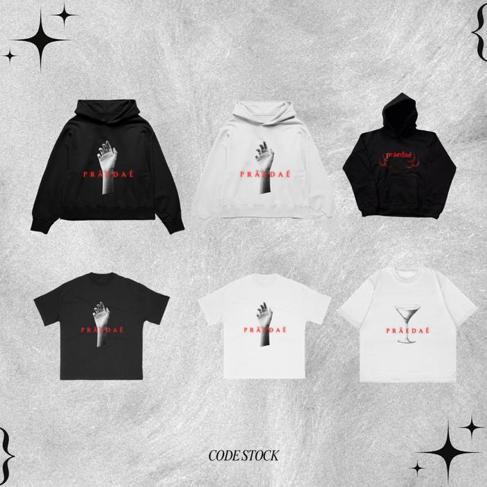 [ORIGINAL]Praedae (Hoodie Celestial/Tshirt Trust Issues) Pria Wanita