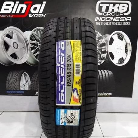 ACCELERA PHI-R Ban Mobil Tubless Ring 15 195/45 R15 Dunlop Baru Binjai Work Toko Velg & Ban Mobil Ci