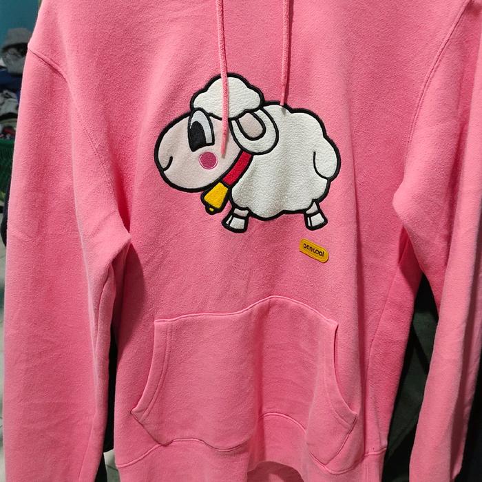 Hoodie Pancoat Domba pink lucu 1Ball