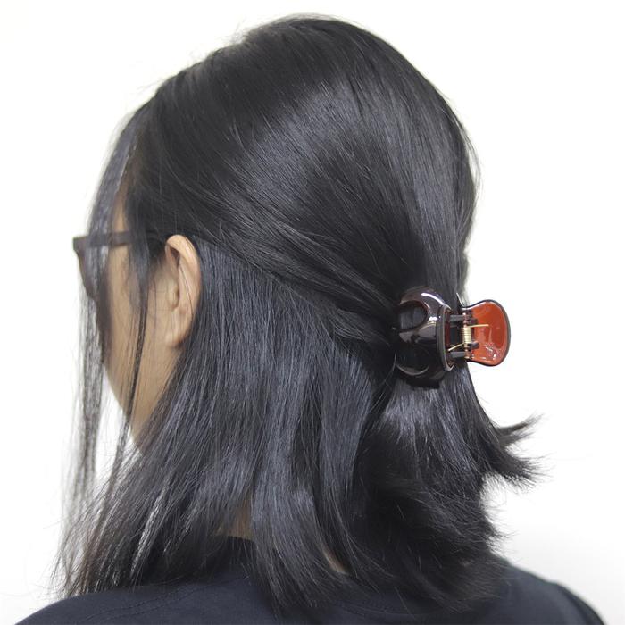 Jedai Haircules Declip Original Gigi 3 ukuran 5cm Warna Choco Chips (isi 6pcs)