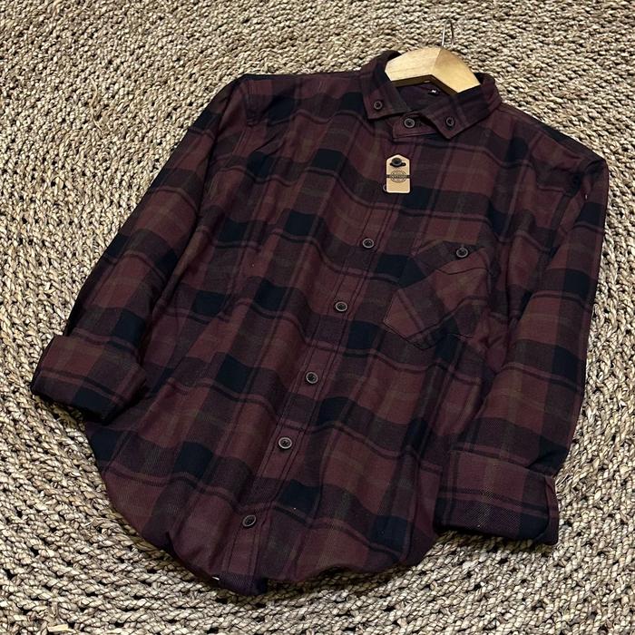 KEMEJA FLANEL LENGAN PANJANG PRIA PREMIUM QUALITY EXCLUSIVE QQ08