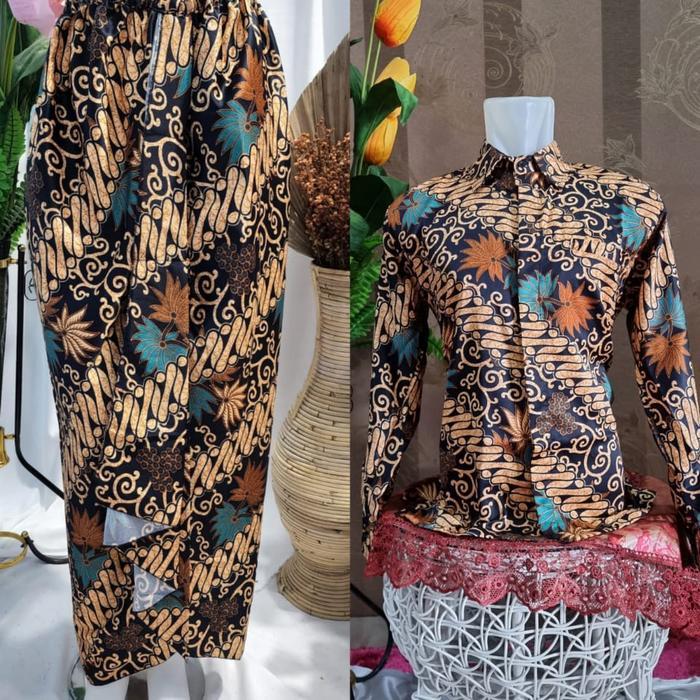 Terlaris- Rok Wiron Couple Kemeja Batik Pria Dewasa/Kemeja Batik -Gratisongkir