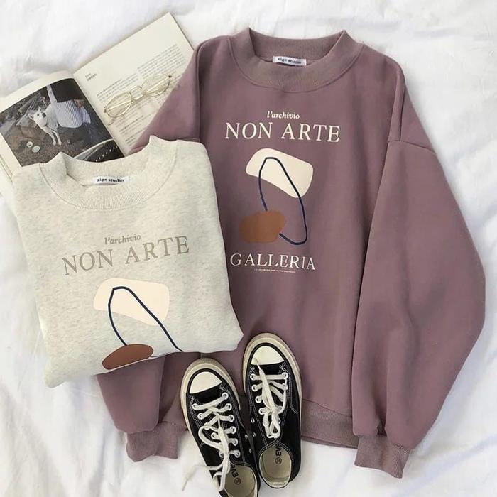 YULIA STORE NON ARTE GALLERIA SWEATER OBLONG / CREWNECK BABYTERRY