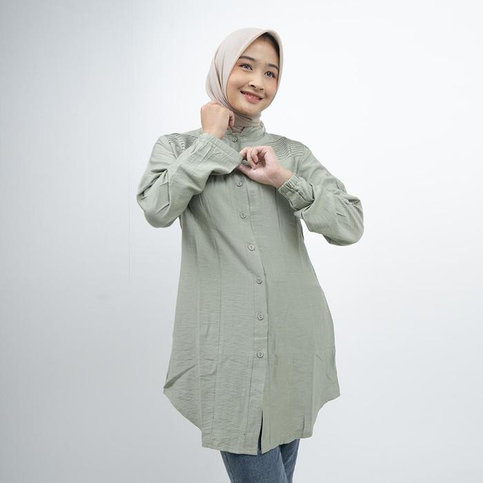 TUNIK SULIS -Atasan Muslim Wanita // Tunik Polos Wanita // atasan wanita Panjang Dewasa