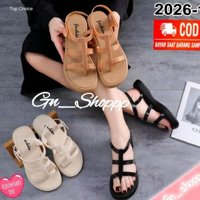 Sandal Wanita Gladiator HYON Tinggi 2,Cm Terbaru Gn_shoppp 2026-1A | Kekinian