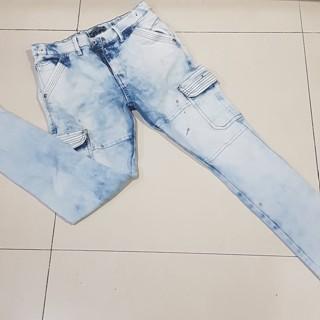 Celana Panjang Jeans Anak Crocodile Junior Boy Biru Blue - Size 10 - KID-0096