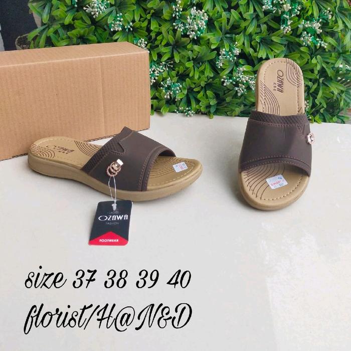 OZAWA WANITA SANDAL SELOP WANITA BAHAN SINTETIS MERK OZAWA SIZE 37-40