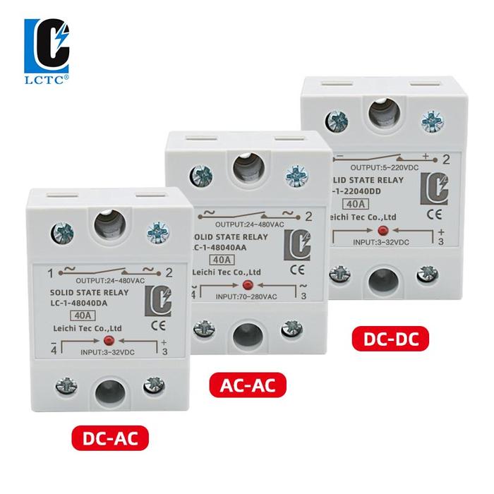 SSR DC To AC DC To DC AC To AC Single Phase Solid State Relay