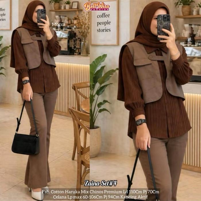 ALDA SET. SETELAN KEMEJA DAN CELANA CUTBRAY.ONESET CUTBRAY. ONESET KEMEJA KOTAK WANITA.ONESET CELAJA
