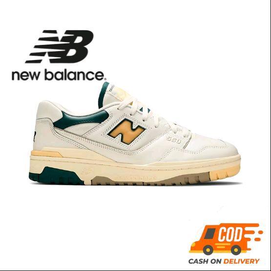 SEPATU NB 550 NATURAL GREEN WHITE YELLOW 39 45
