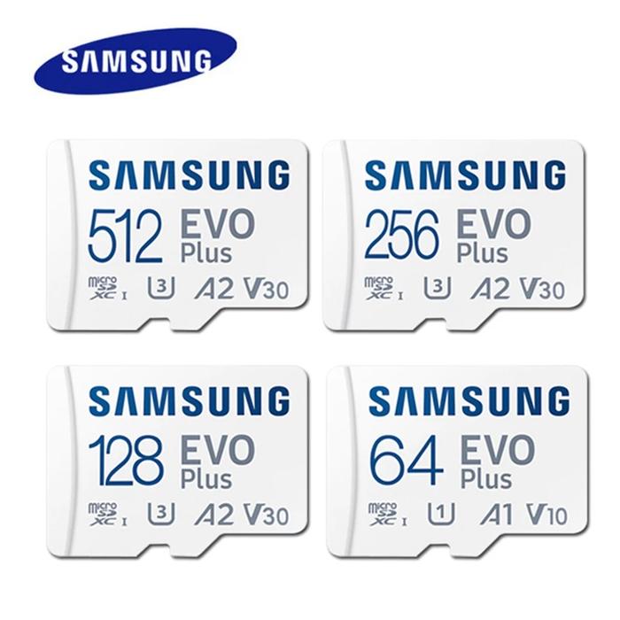 SAMSUNG EVO PLUS MicroSD Card 128G 256GB 512GB A2 V30 U3 TF Card 64GB