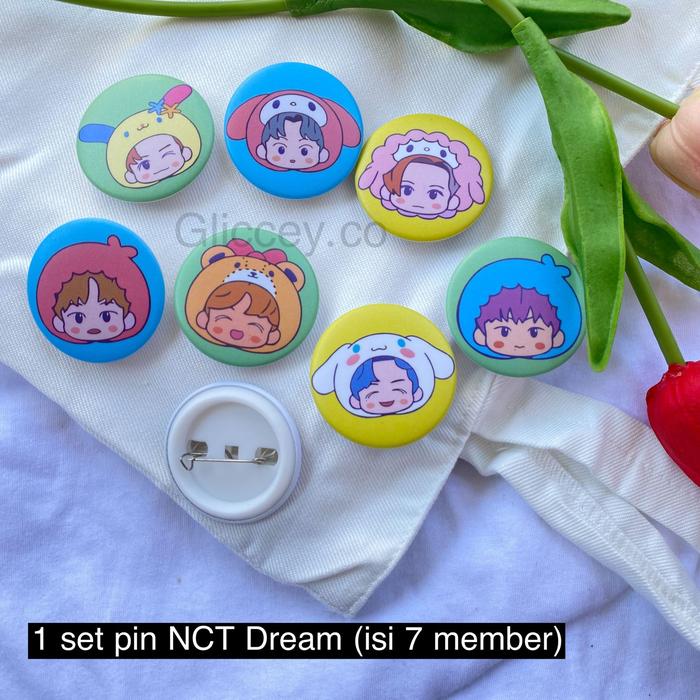 PIN BUTTON SANRIO NCT || PIN NCT