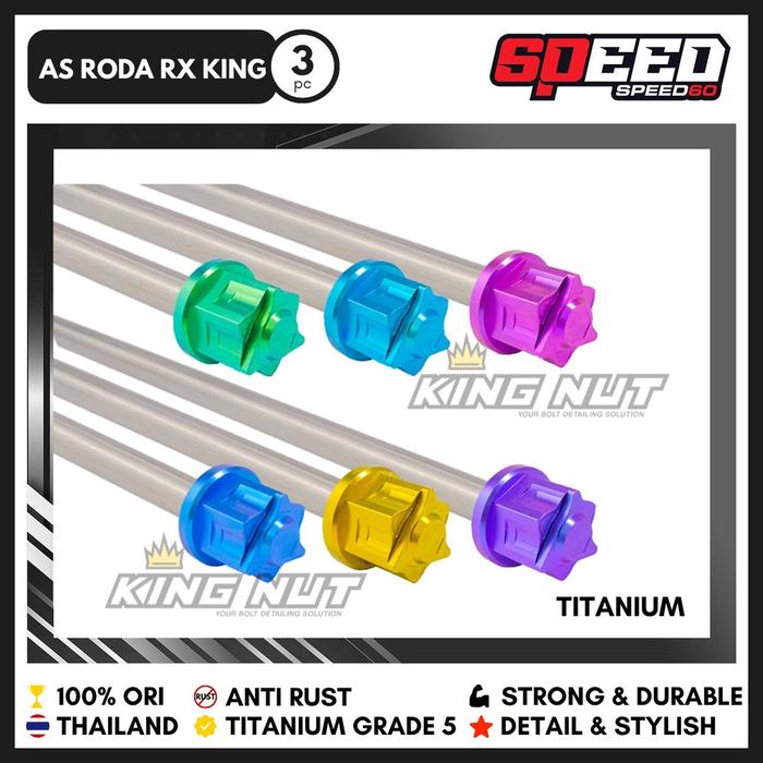 Probolt As Roda RX King Grade 5 King Nut
