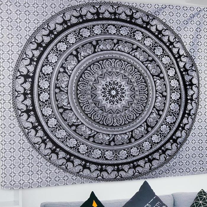Boho Mandala Tapestry Wall Hanging Bohemian Gypsy Tapestry Wall