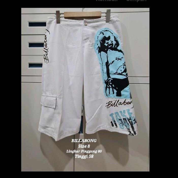 z160. (Preloved) BILLABONG Celana Pendek Anak Perempuan/ Remaja Girl - Authentic