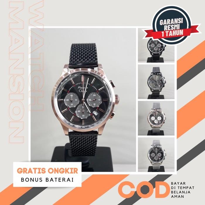 JAM TANGAN PRIA AC6574 AC 6574 ALEXANDRE CHRISTIE 6574 STAINLESS STEEL ORIGINAL & GARANSI RESMI AC