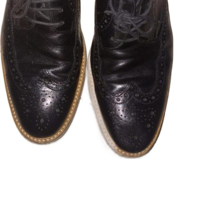 Clarks Sepatu Pantofel Pria Hitam second