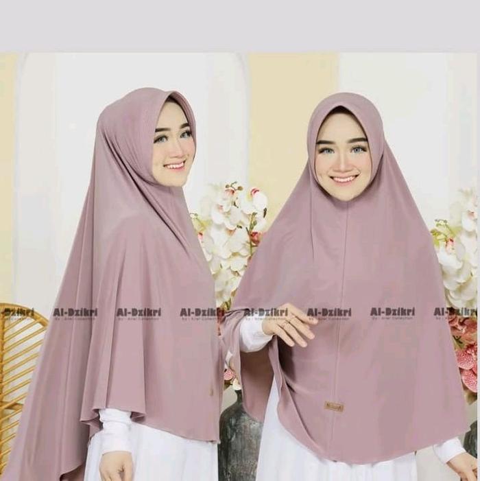 Hijab Instan Al-Dzikri Hijab Bergo Jersey Size XXL by Ariel Collection
