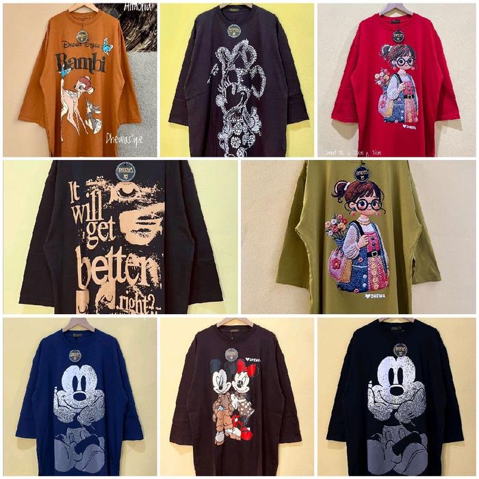 DHEWA TOP OVERSIZE by DHEWA STYLE
