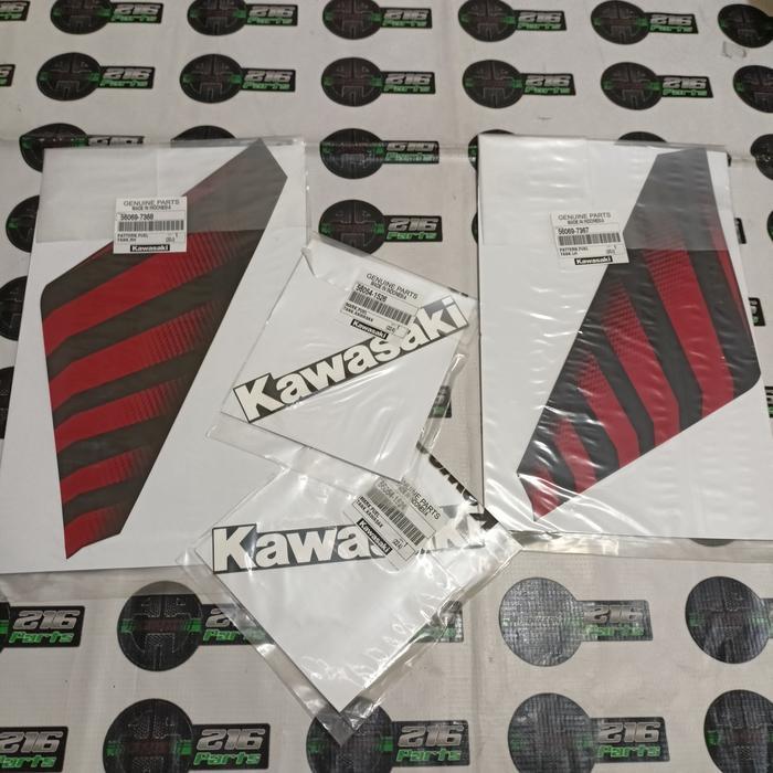 Stiker sticker stripping striping tengki ninja SS Merah 2014 OSEAN