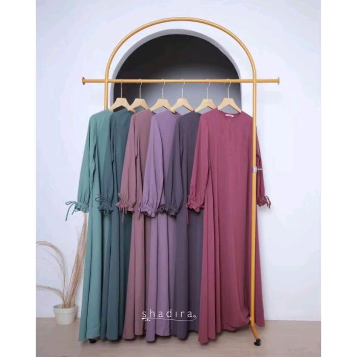 Rafeeqa Dress by Shadira [READY STOK], Gamis Polos, Gamis Shadira, Gamis Wolfis, Seragam Pengajian