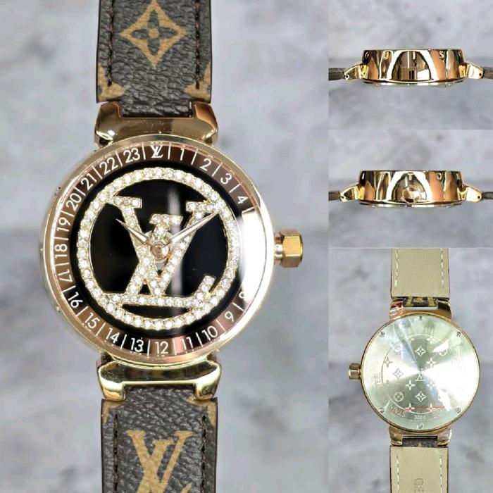 JAM TANGAN UNISEX IMPORT / JAM TANGAN BRANDED MIRROR / JAM TANGAN PRIA WANITA / UNISEX WATCHES / LV-