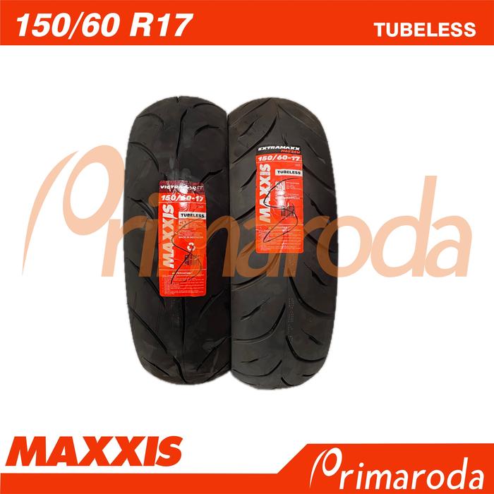 Ban Motor MAXXIS Tubeless 150/60-17 R17 Semua Model