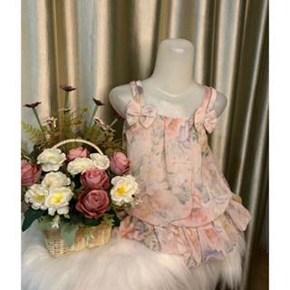 DRESS LILIPUT MOTIF DRESS BALON BABY DRESS ANAK dengan Desain Bunga Cantik dan Ruffle yang Menggemas