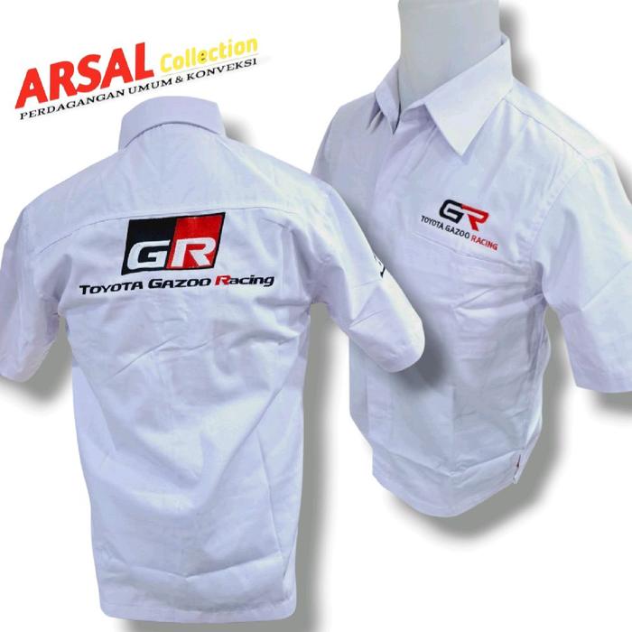Kemeja GR toyota gazoo racing| Baju GR toyota gazoo racing| Seragam GR toyota gazoo racing full BOR