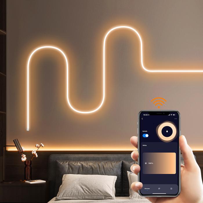 WIFI Smart Lamp Neon Led strip Flexible Tape Tuya Smart Life LED