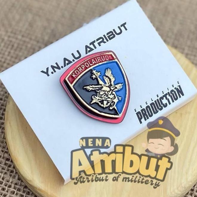 Nena Atribut PIN BRIVET KORPS POLAIRUD POLRI EXCLUSIVE Produk Y.N.A.U ATRIBUT Khusus Produksi