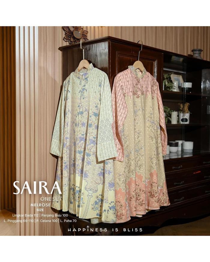 SAIRA ONE SET MELROSE Bahan Material Melrose