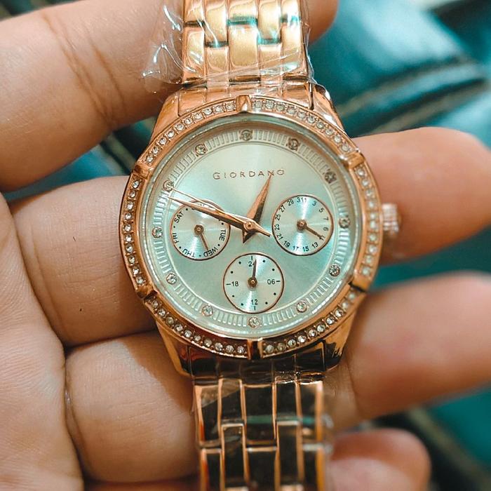 ORIGINAL GIORDANO CRONO AKTIF JAM TANGAN WANITA CEWEK BEKAS SEKEN SECOND WANITA ORIGINAL GIORDANO