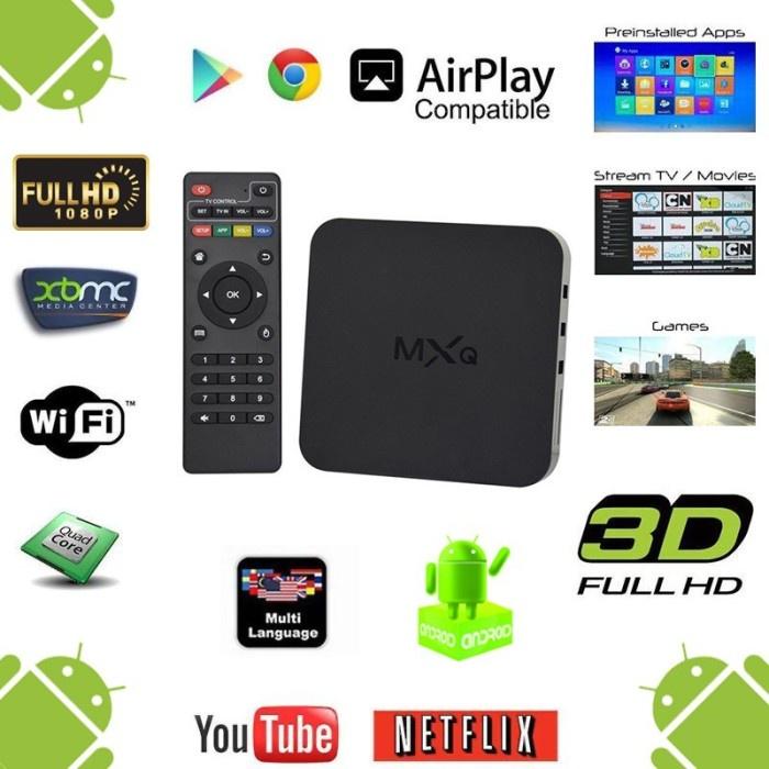 Alat Internet Tv Box Mxq Amlogic S805 1.5Ghz Andorid 4.4 H265 M8 Kodi