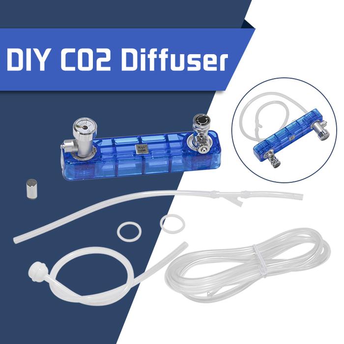 DIY CO2 Diffuser D501 Kit Planted Aquarium CO2 Diffuser Needle Valve
