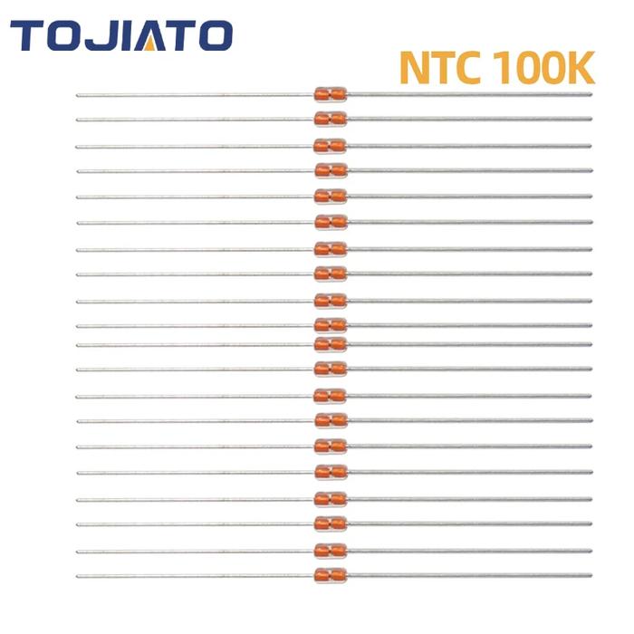 Thermistor NTC 100K MF52 3950B Thermistor Temperature Sensor NTC 3950 B 100K Ohm 5% Resistor For 3D 
