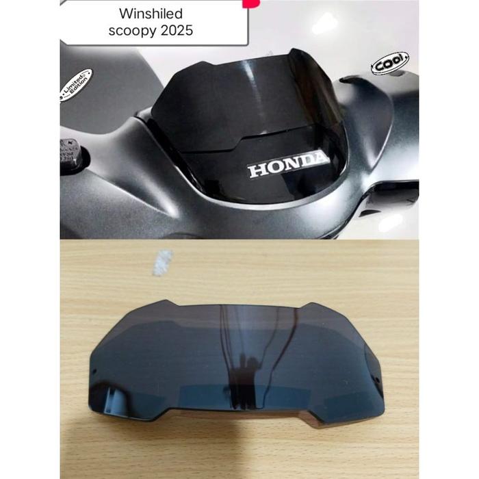 Visor Scoopy 2025 Winshiled Scoopy 2025 Kaca depan speedometer scoopy
