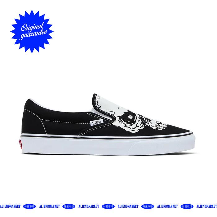 V4ns Slip On Glow Skulls (Glow In the Dark) Original Brand New