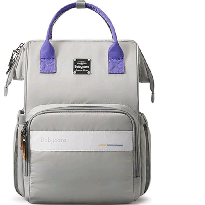 <preloved> BabyCare Diaper Bagpack Waterproof Maternity Nappy Bag with Insulated Pockets Stroller St